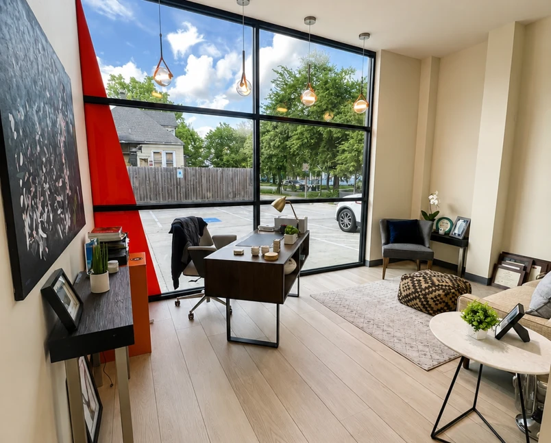 Private therapy office